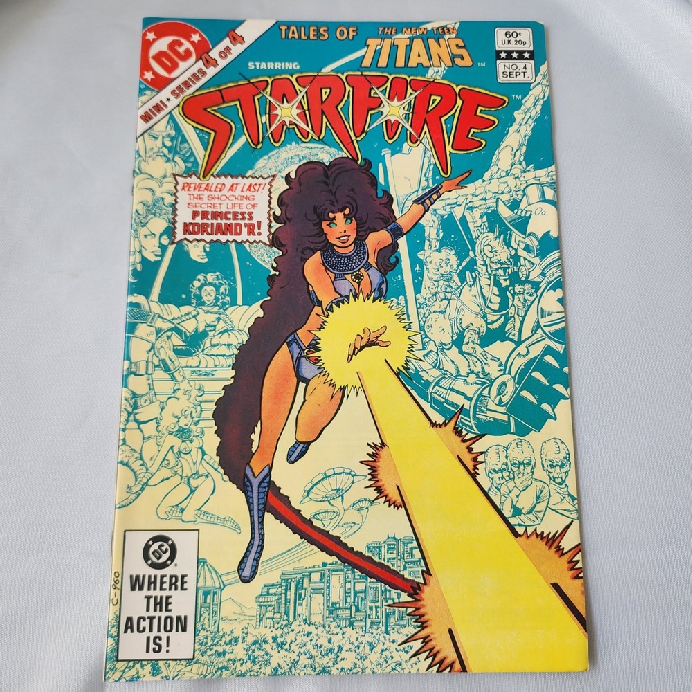 Tales of the New Teen Titans Starfire #4 DC‎ Comics 1982 First Edition FN B&B OG